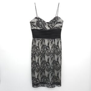 Vintage Y2K Jones fairy whimsigoth sequin lace dress Size 4 black‎ cocktail